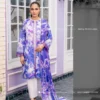 Premium Digital Printed Lawn Suit - Full Set with Voil Lawn Dupatta