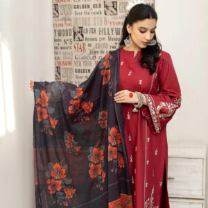 Elegant Embroidered Lawn Suit - Signature Summer Collection