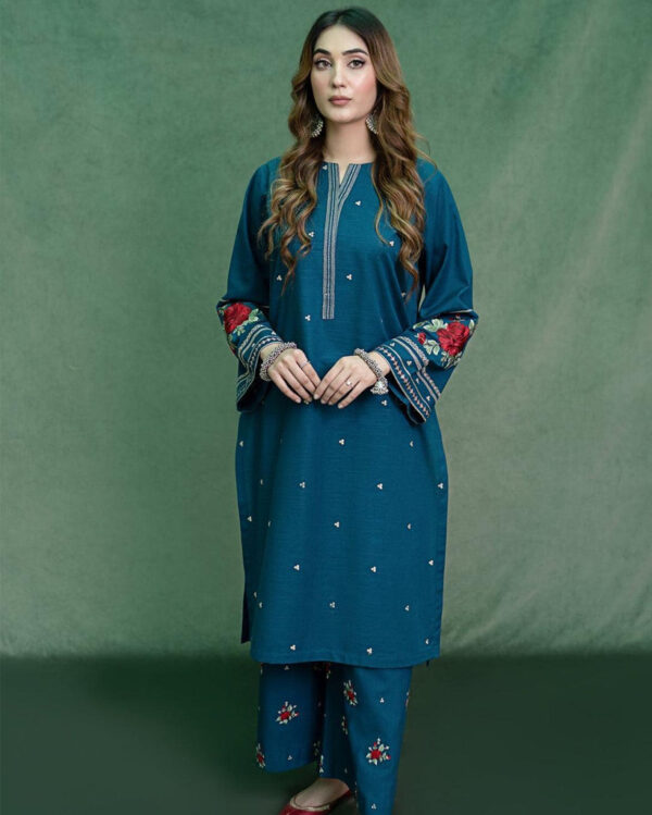 Summer Lawn Embroidered 2PC Suit - Premium Quality Fabric