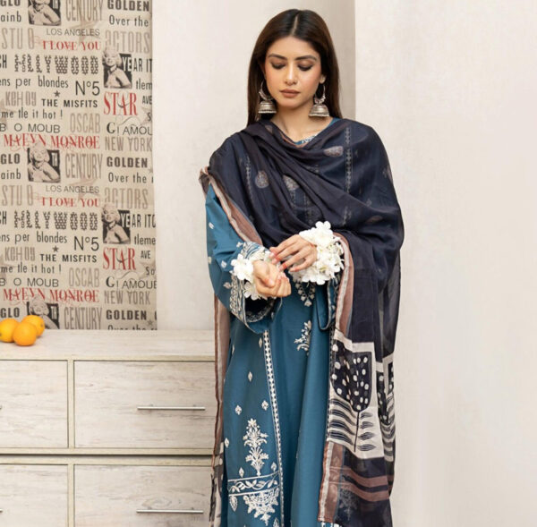 Graceful Embroidered Lawn Suit - Summer Collection