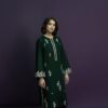 Premium 9070 lawn suit with elegant embroidery and dyed trouser